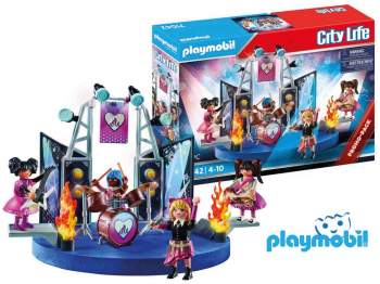 Playmobil 71042 City Life Music Band im Karton 38 cm